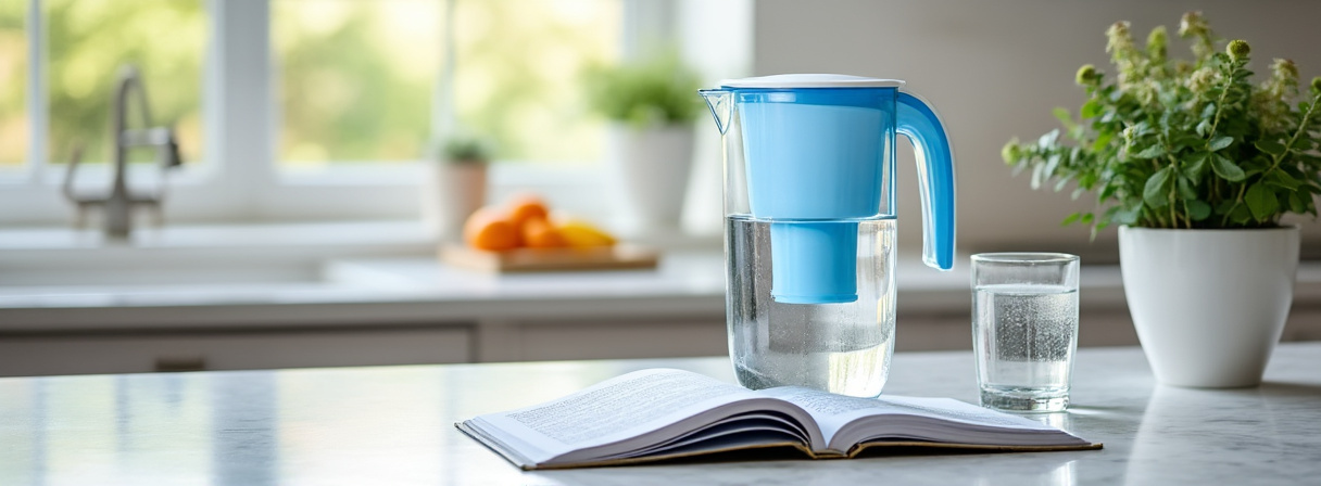 Klares Glas Leitungswasser vor hellem Hintergrund